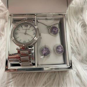 NWT Tahari Watch and Jewlery set